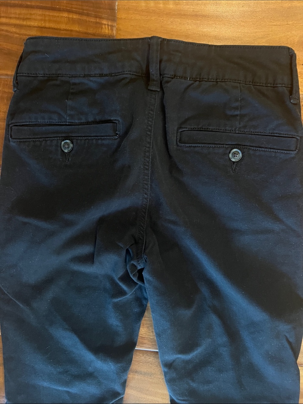 American Eagle Outfitters Black Artist Flare Super Stretch Cotton Pants - Picture 4 of 4